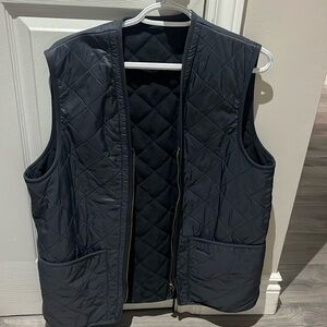 Barbour zip in vest